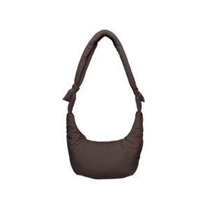 Après June The Bag brown nylon hobo crescent new
